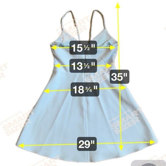 Likely Austin Strappy Fit and Flare Sleeveless Mini Party Dress Light Blue EUC 8 - Picture 8 of 8